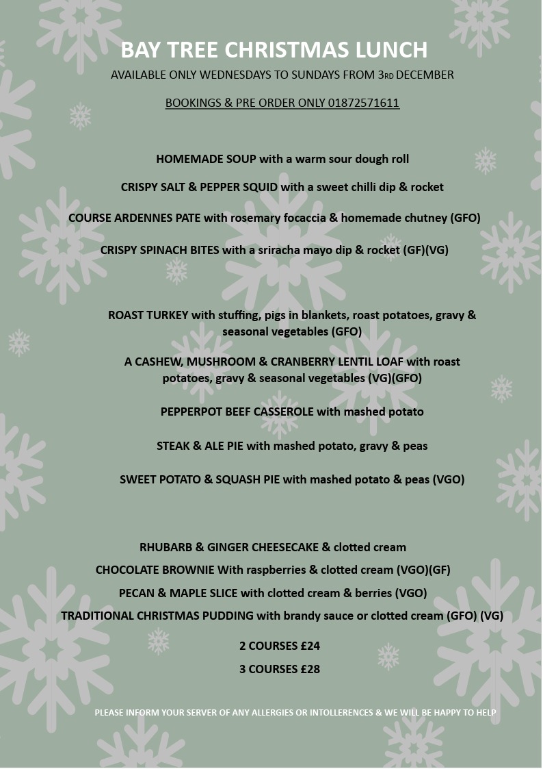 Christmas Menu 1